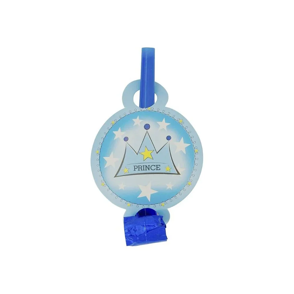 Little Prince Blue Party Pack--Plates, cups, party favors & Bags, cutlery For 10